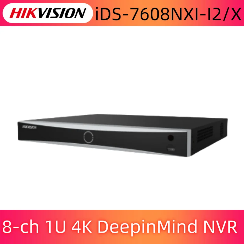 Hik iDS-7608NXI-I2/X 4K DeepinMind NVR, 8ch Ʈũ  ,  м POS H.265 +,  